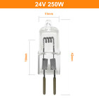 ο λαμπτήρας αλόγονου χαμηλής τάσης 24V 250W διακοσμεί το βολβό αλόγονου Shadowless χειρουργικών επεμβάσεων εργαλειομηχανών προβολέων βολβών καρφιτσών λαμπτήρων κρυστάλλου με χάντρες