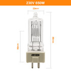 230V 650W σκηνικού ελαφρύ βολφραμίου ταινιών και τηλεόρασης φωτογραφίας τηλεοπτικό ελαφρύ θερμό φως αλόγονου