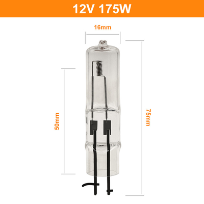 12v λαμπτήρας βολβών αλόγονου χαλαζία 175W G6.35 βολβός αλόγονου καρφιτσών βισμουθίου 12 βολτ με δύο Prongs