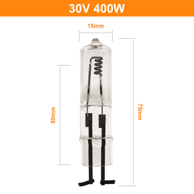 30V βολβός αλόγονου χαλαζία 400 Watt 2 δείκτης φωτισμού καρφιτσών
