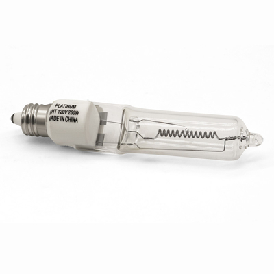 Μίνι μπορέστε E11 120v 250 λάμπες φωτός αλόγονου Dimmable λαμπτήρων χαλαζία Watt