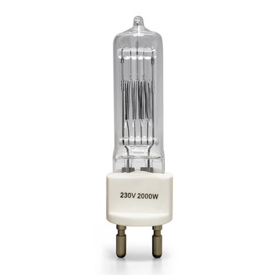 230v 2000 βάση λαμπτήρων λαμπών φωτός G22 χαλαζία Watt