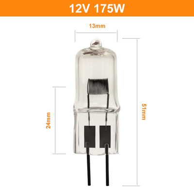 100w 78mm 50w βολβός αλόγονου χαλαζία 55 Watt με τις καρφίτσες 2 για το φως διαδρόμων υψηλής έντασης