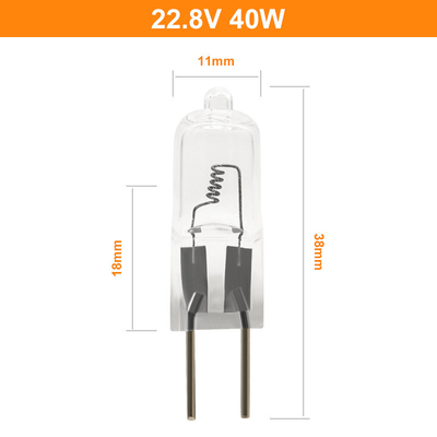 αντικατάσταση λαμπτήρων OSRAM 64291 XIR ιωδίου χαλαζία βολβών αλόγονου 22.8V 40w G6.35