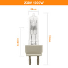 230V 1000W τηλεοπτικός βολβών αεροπορίας βολβός σκηνικών σημείων σκαφών ελαφρύς