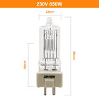 230V 650W σκηνικού ελαφρύ βολφραμίου ταινιών και τηλεόρασης φωτογραφίας τηλεοπτικό ελαφρύ θερμό φως αλόγονου