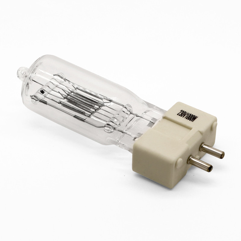 230V ηλεκτρική θερμάστρα δύο λάμπες φωτός G9.5 βολβών χαλαζία 1000 Watt αλόγονου καρφιτσών
